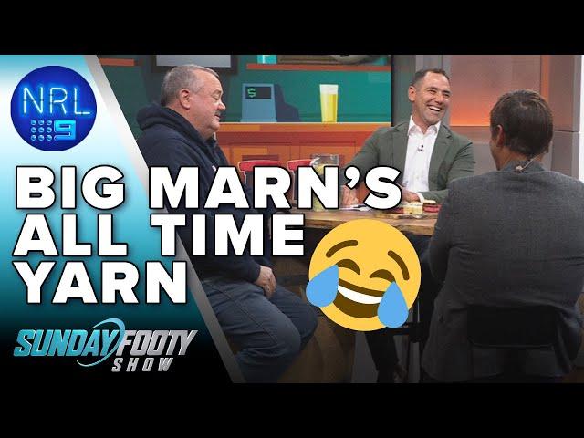 The Big Marn leaves the boys in stitches over ALL-TIME story: Turn It Up | NRL on Nine