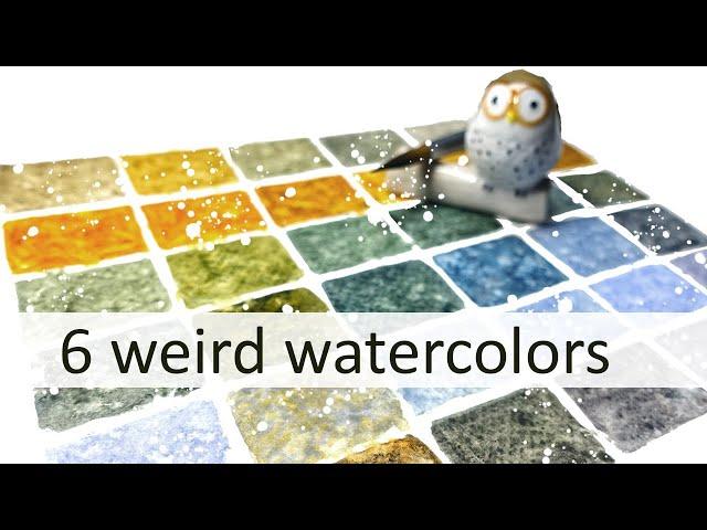 Exploring 6 Weird Watercolors by Daniel Smith