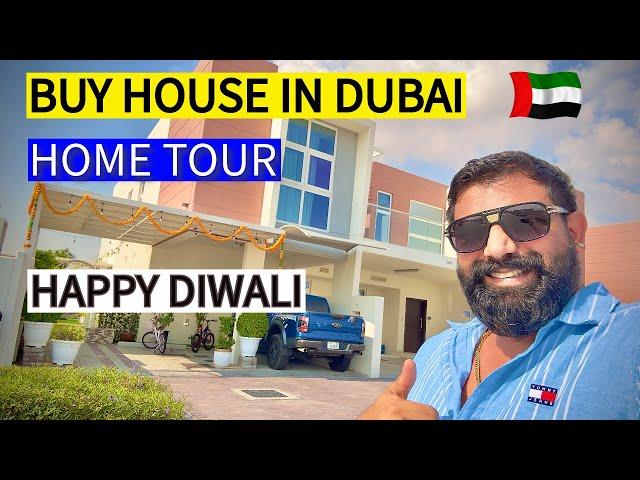 DIWALI in New House in DUBAIHOME community Tour, Dhanteras धनतेरस सजावट Buying own Property in UAE