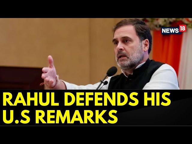 Rahul Gandhi News | Rahul Gandhi Defends His US Remarks, Says, BJP Is Spreading Lies About Him