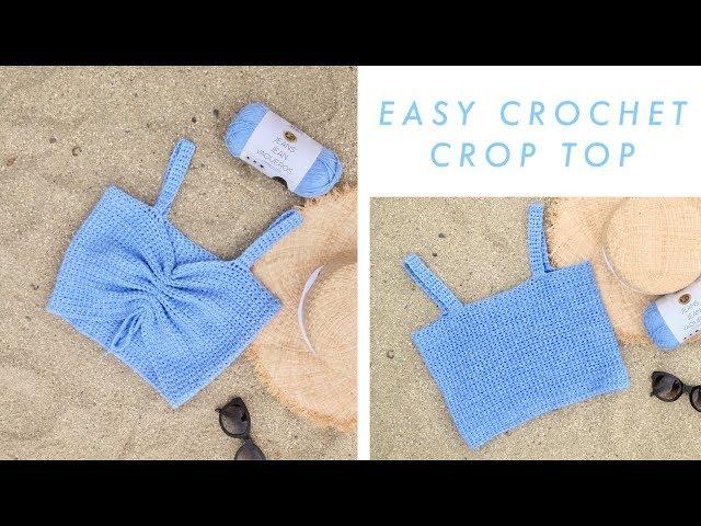 Easy Crochet Crop Top DIY Tutorial