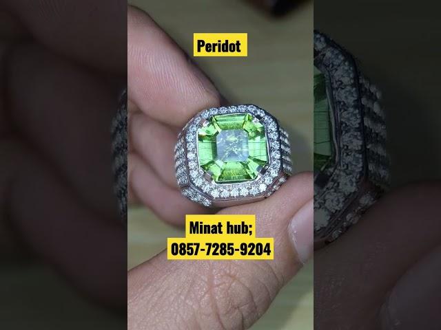 batu peridot kwalitas top #batupermata #batu #batumulia #perhiasan