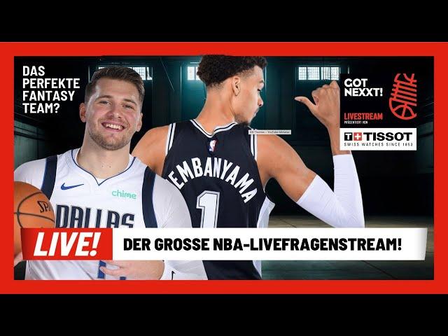 Ist LeBron noch Top10? Das perfekte Managerteam! Der NBA-Livefragenstream presented by #tissot