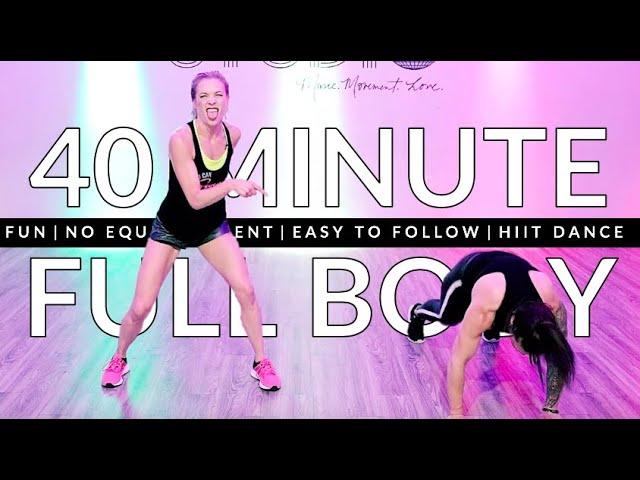 40 Minute Full Body HIIT DANCE | No Equipment Needed | The Studio by Jamie Kinkeade