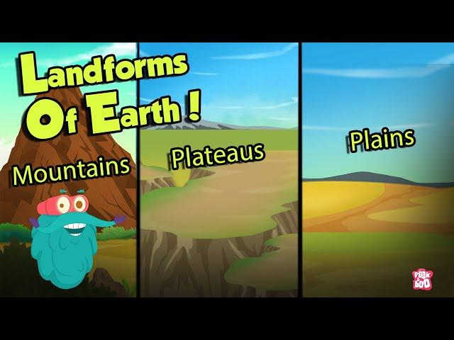 LANDFORMS | Types Of Landforms | Landforms Of The Earth | The Dr Binocs Show | Peekaboo Kidz