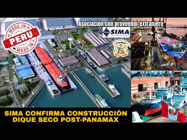 SIMA confirma proyecto de construcción de dique seco para Buques Post-panamax‼️