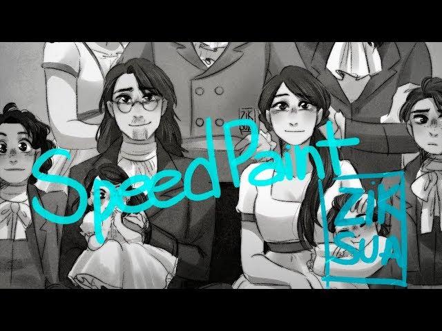 SpeedPaint // Hamilton Family