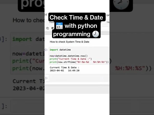 Unlock the System Clock/Python Programming Time Hack! #python #ai