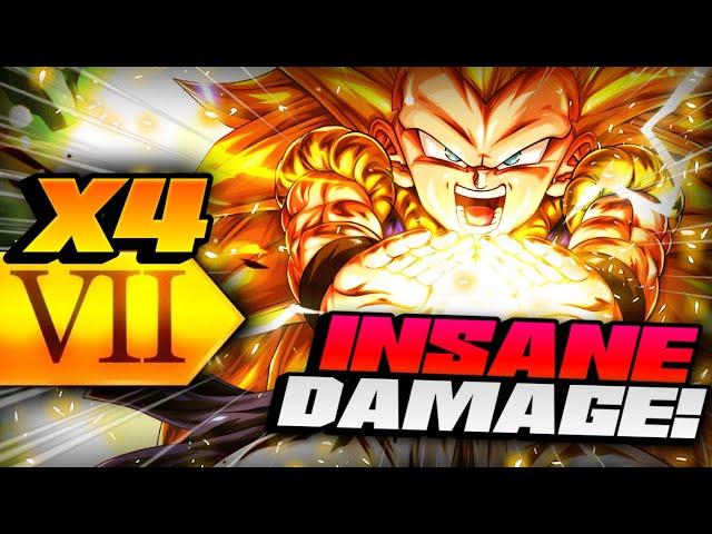 INSANE DAMAGE! 4x Zenkai Buffs LF SSJ3 Gotenks! (Dragon Ball LEGENDS)