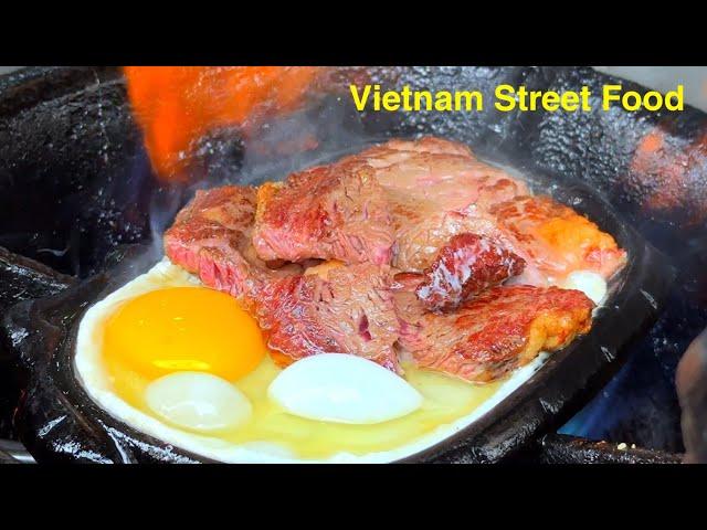 Freshest ! Amazing high quality street food/ Steak in Saigon | Vietnamese Street Food