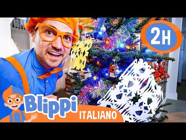 Blippi addobba l’albero di Natale | Blippi in Italiano | Video educativi per bambini