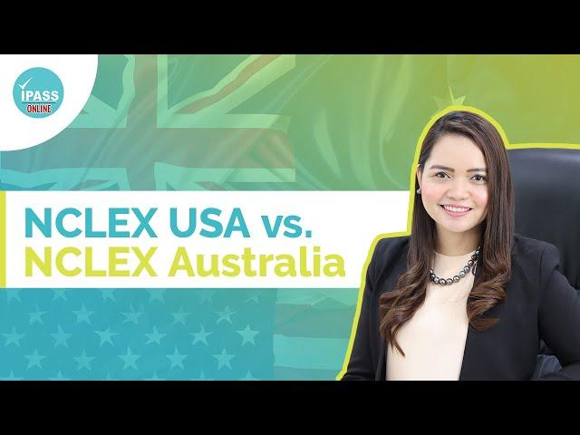 What is the difference between NCLEX-USA and NCLEX-Australia?