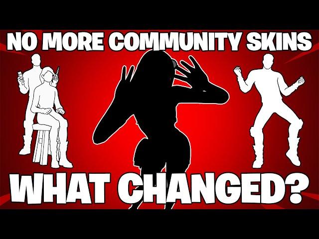 Why Has Fortnite STOPPED Community Concept Skins?