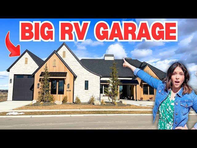 Inside a STUNNING New Home Near Boise, ID RV GARAGE & Breathtaking Views [Tradewinds Meridian ID]