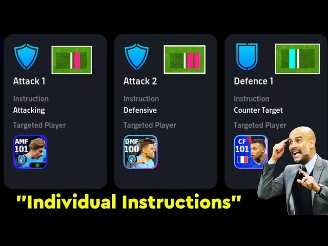 4 Individual Instructions Must You Know in eFootball 2024 Mobile