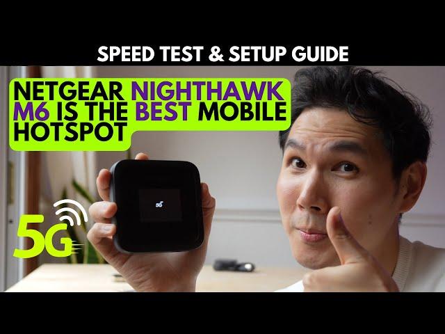 NETGEAR Nighthawk M6 5G Mobile Hotspot  - SPEEDTEST & Review!