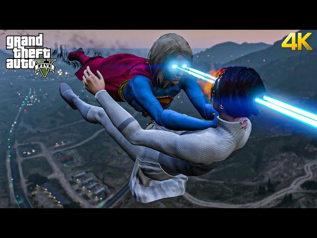 GTA 5 - Supergirl VS Anissa | Kryptonian vs Viltrumite