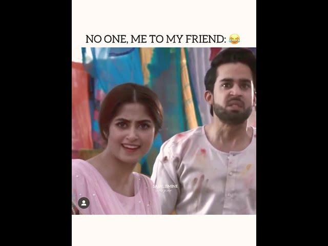 SAJAL ALI AND BILAL ABBAS MOST HILARIOUS SCENE|PAKISTANI CELEBRITIES  #sajalaly #bilalabbas