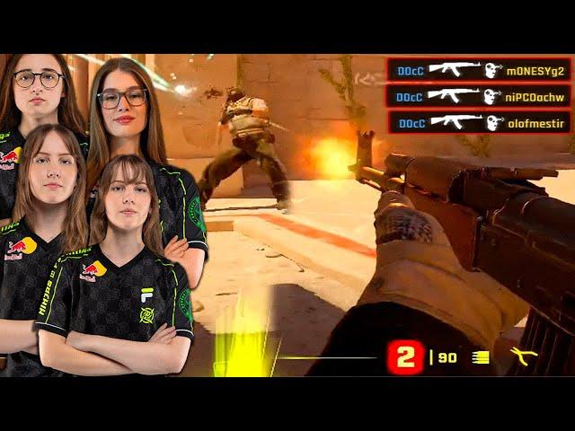 D0cC PLAYS FACEIT with NIP FEMALE ROSTER