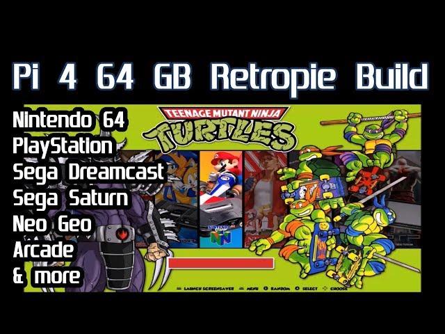Raspberry Pi 4: Retropie "Unofficial" Emulation testing N64, PlayStation, Dreamcast, Saturn & more