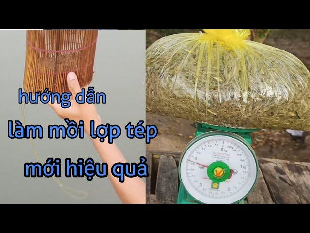 Hướng dẫn cách làm mồi lợp tép bằng cà phê, quá hiệu quả, đơn giản. tập 1