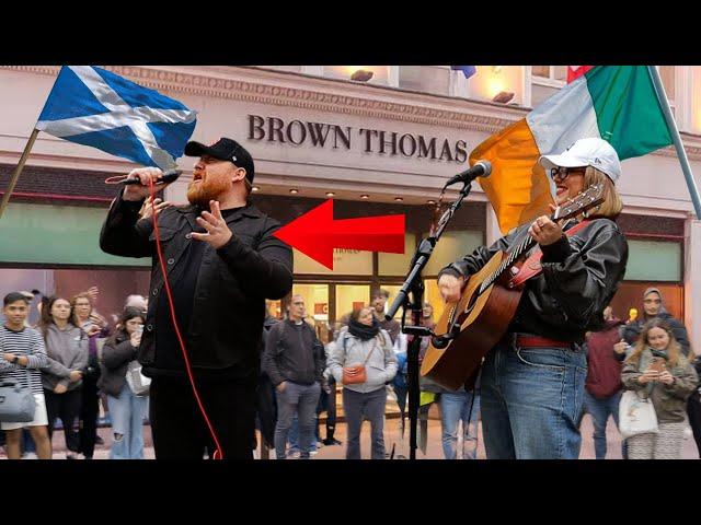 UNBELIEVABLE Scottish singer JOINS to sing Tennessee Whiskey | Cammy Barnes + Allie Sherlock Cover