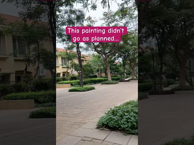 Didn’t Go As Planned… But Turned Out Beautiful | Live Painting Outdoors (Part 3) #livepainting