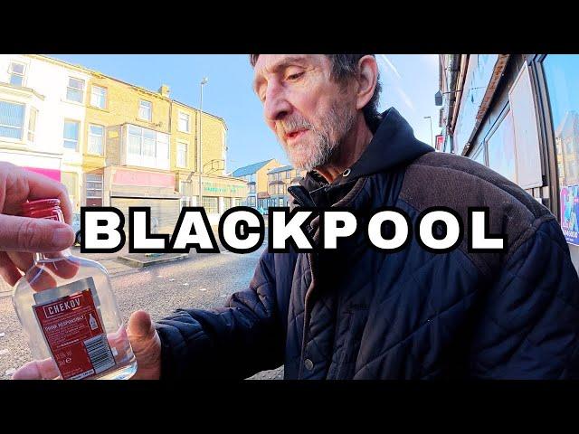 Vodka Gift For Homeless In Blackpool 