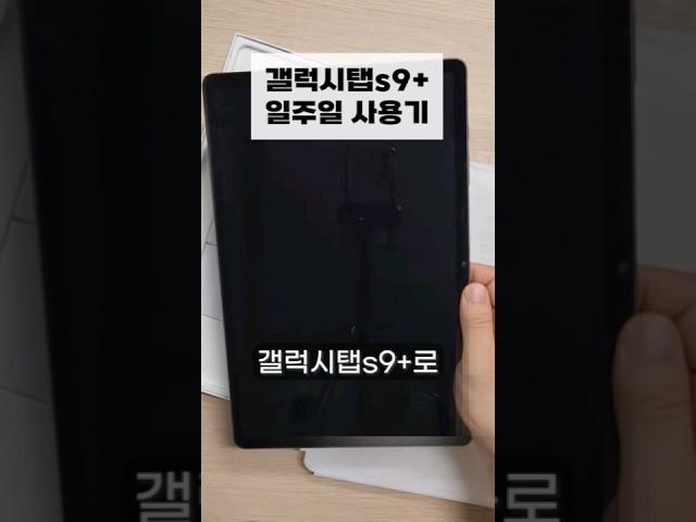 갤럭시탭s9 플러스 일주일 실사용 후기 #내돈내산