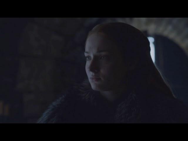 S7E6 GOT Sansa finds out that Arya is a faceless man