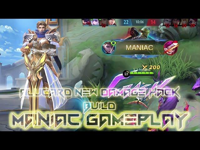 ALUCARD NEW DAMAGE HACK BUILD | MANIAC GAMEPLAY |Nyxero~Mobile Legends Bang-Bang