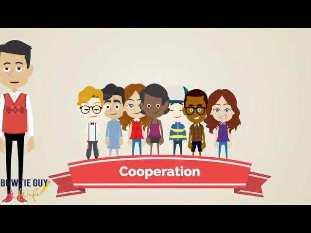 Character Trait - Cooperation - Educational Social Studies Video for Elementary Students & Kids