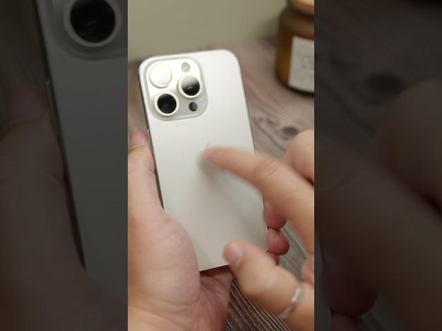 Use the iPhone's Apple logo as a secret button  #hacks #tips