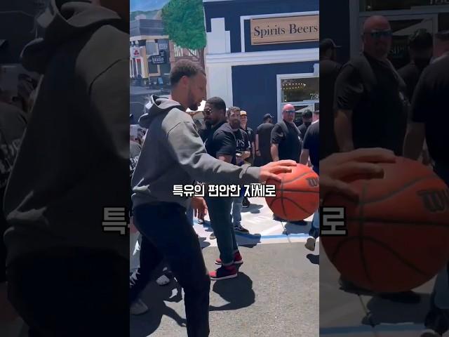 스테판커리의 무심코 던진 슛이 간지인 이유 #basketball #stephencurry