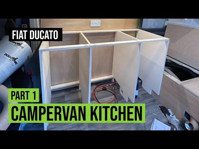 HANDMADE Campervan Kitchen Pt 1 | Fiat Ducato L2H2 | UK Self-Build Campervan Conversion