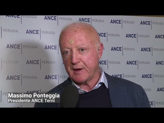 ASSEMBLEA ANCE UMBRIA - INTERVISTA A MASSIMO PONTEGGIA - Presidente ANCE Terni