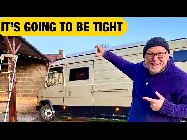 Will The Vario Camper Van Squeeze Into The New DIY Campervan Conversion Workshop?