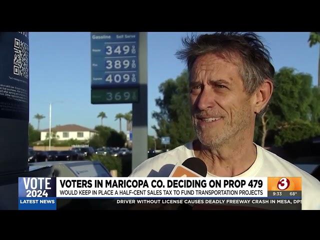 Maricopa County voters to decide on Prop 479 that funds transportation projects