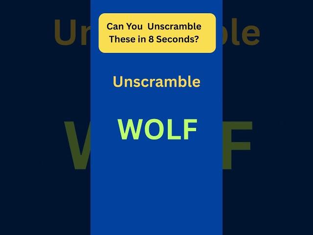 Unscramble Words Challenge  | unscramble the letters #english #unscramble #words #jumbled #mathquiz