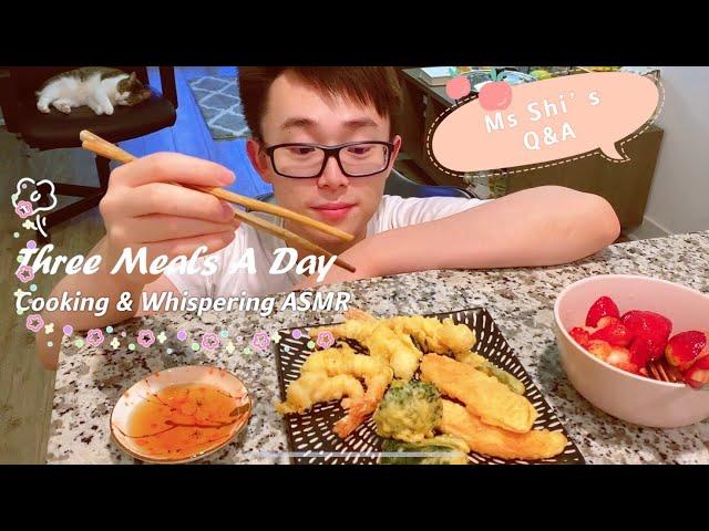 ASMR Cooking & Whispering | Three Meals A Day | Relaxing Talkdown to Sleep in 10 Minutes | Soft Calm