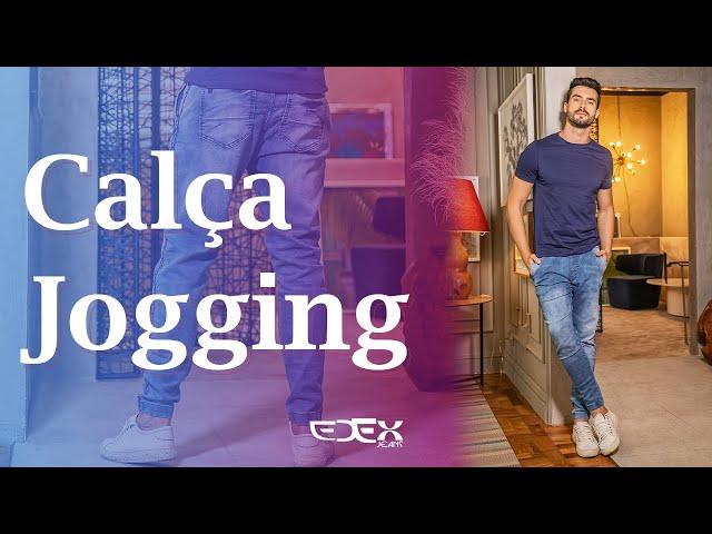 Calça Masculina Jogging Listra | Edex Jeans