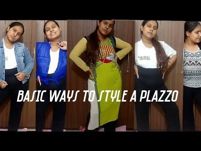 Basic Ways To Style A Plazzo