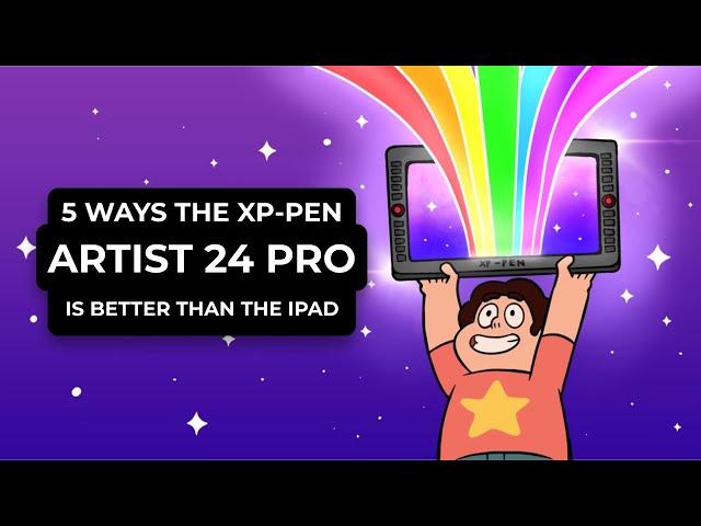 5 Ways The XP-Pen Artist 24 Pro is BETTER Than The iPad Pro For Digital Art (#Shorts)