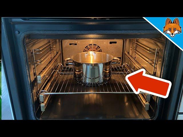 You have NEVER cleaned your Baking Oven so EASILY  (Secret Trick) 