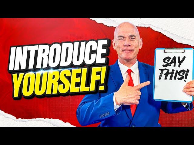 INTRODUCE YOURSELF in a JOB INTERVIEW! (How to INTRODUCE YOURSELF at the START of a Job Interview!)