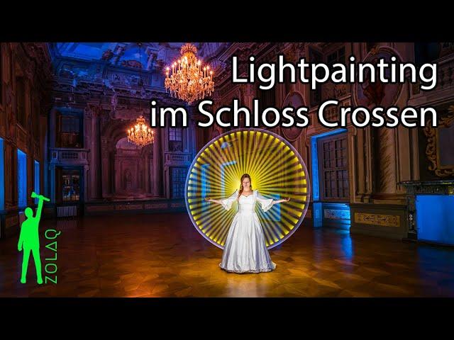 Lightpainting im Schloss Crossen - neue Zolaq Workshop Location