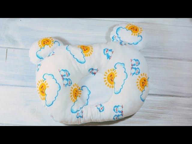 Как сшить подушку для новорожденного / выкройка