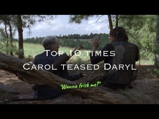 Top 10 times Carol teased Daryl (TWD)