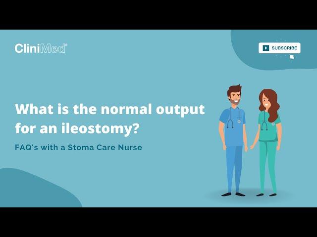 What is the normal output for an ileostomy? - Sue Peckham, Stoma Care Nurse