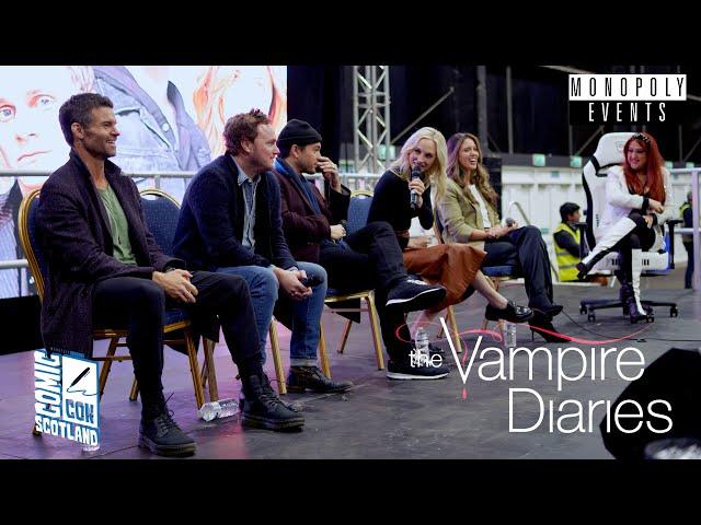 Candice King, Daniel Gillies, David Anders, Michael Malarkey & Kayla Ewell @ Comic Con Scotland 2022